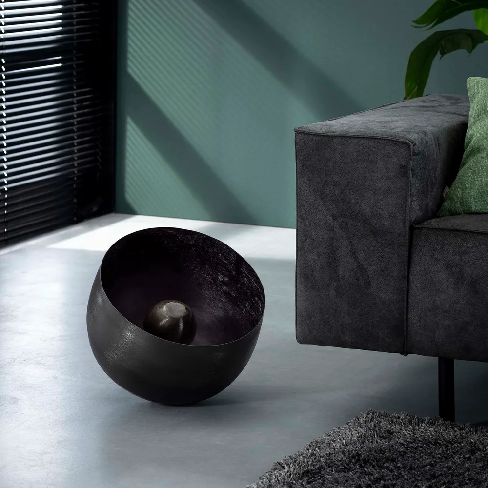 Tafellamp Basket | Ø 36 | Zwart Metaal Bold Living