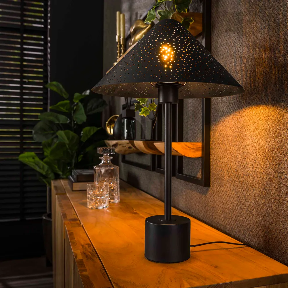 Tafellamp Kosmos | Zwart Metaal Bold Living