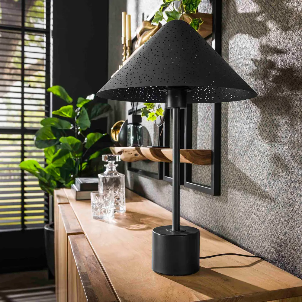 Tafellamp Kosmos | Zwart Metaal Bold Living