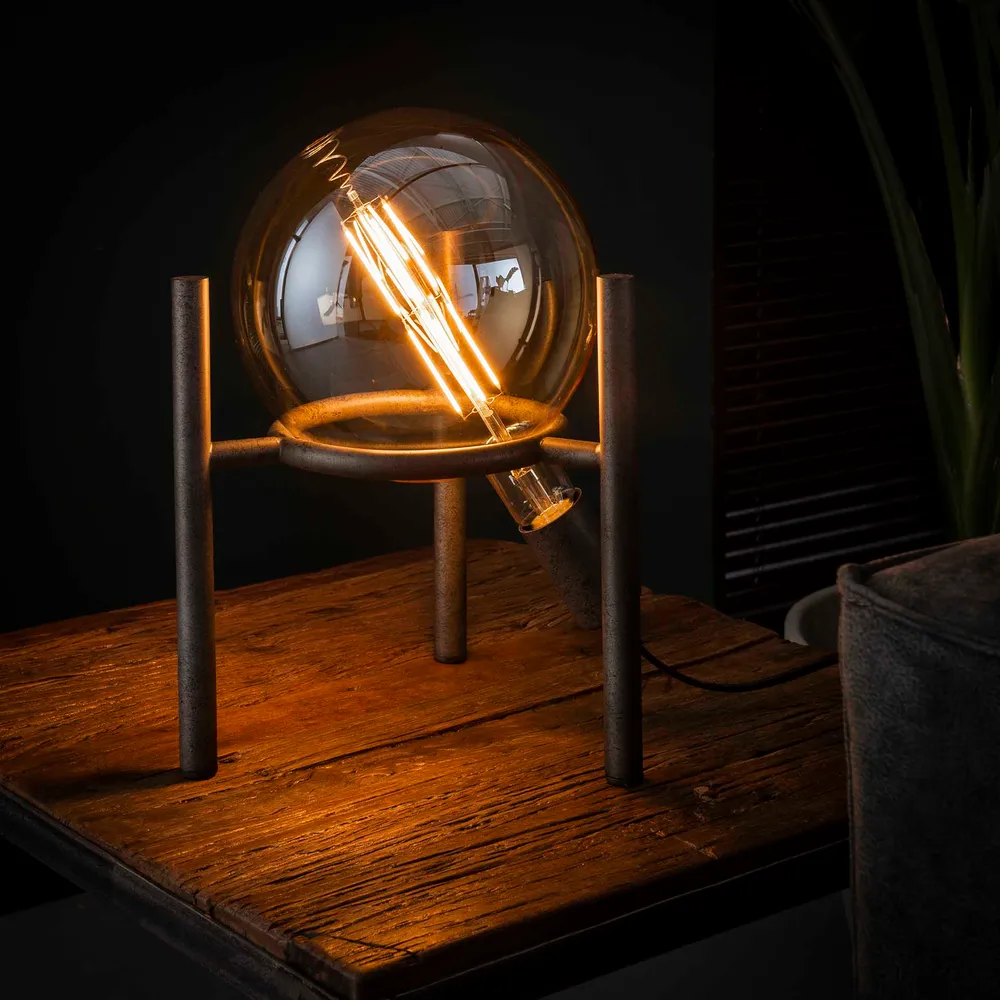 Tafellamp Saturn | Oud Zilver Bold Living