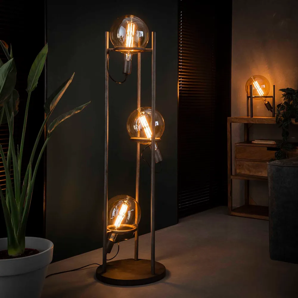 Tafellamp Saturn | Oud Zilver Bold Living