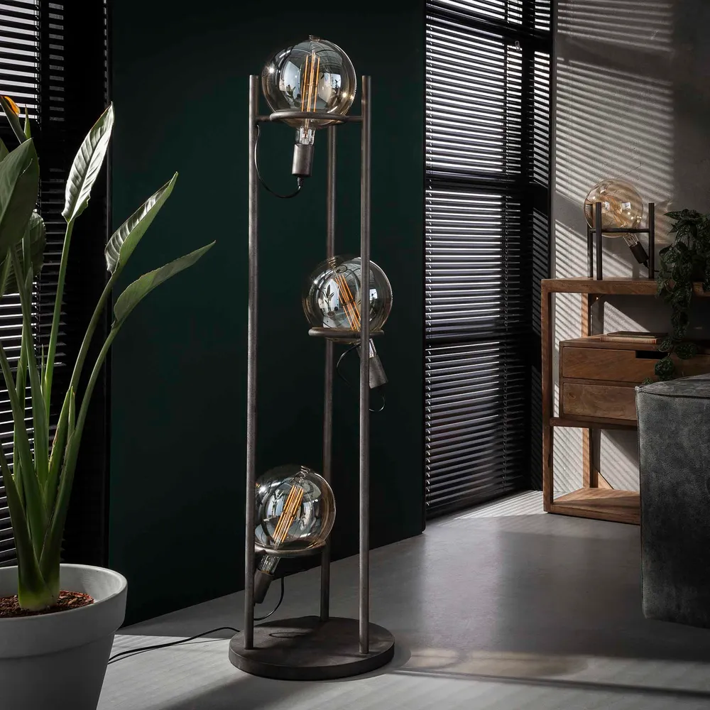 Tafellamp Saturn | Oud Zilver Bold Living