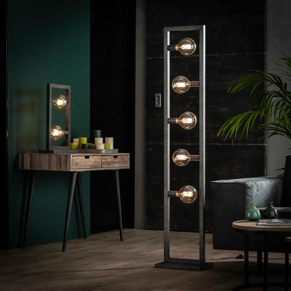Tafellamp Steps | Oud Zilver Bold Living