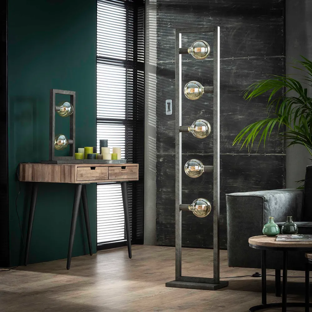 Tafellamp Steps | Oud Zilver Bold Living
