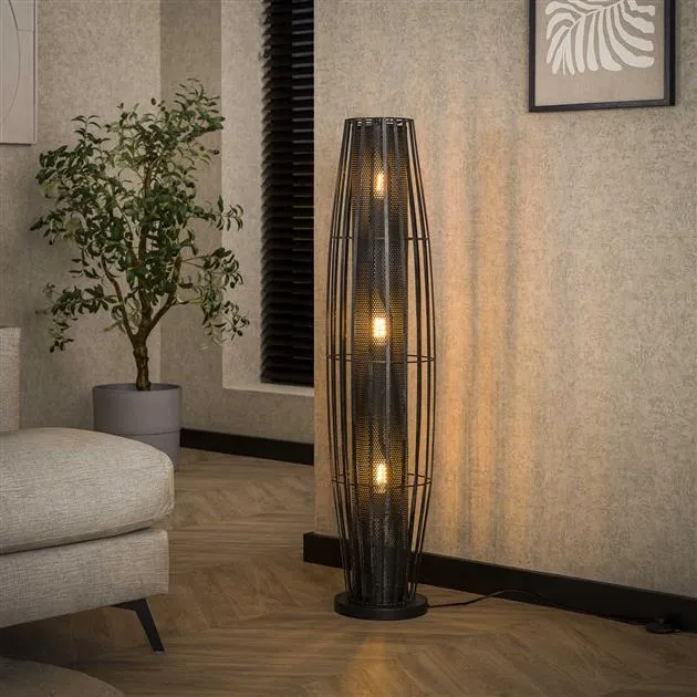 Vloerlamp Alina | Metaal Grijs Bold Living