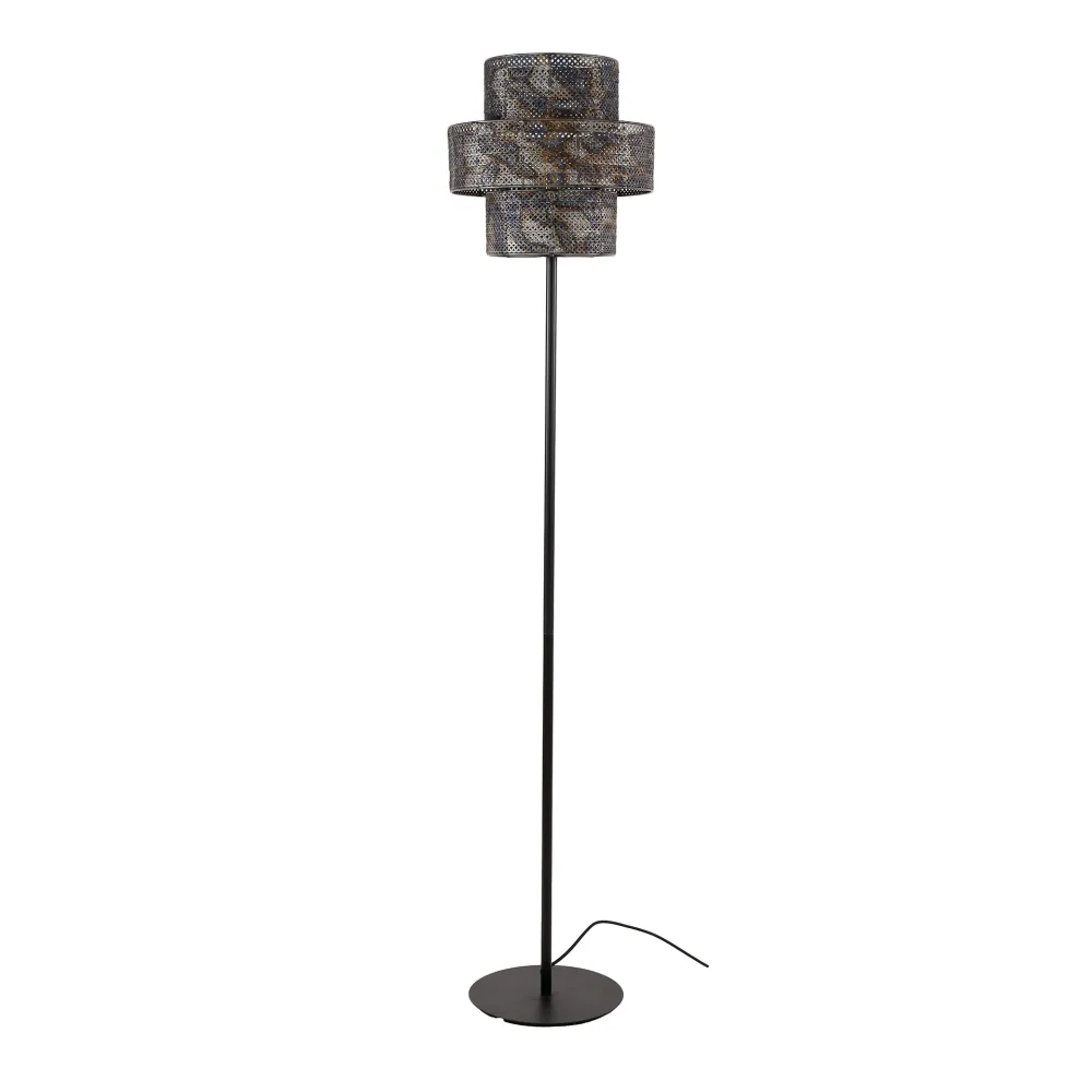 Vloerlamp Lantern | Burned Metaal Bold Living