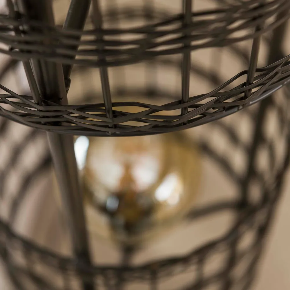 Vloerlamp Metal Blinds | Nikkel Bold Living
