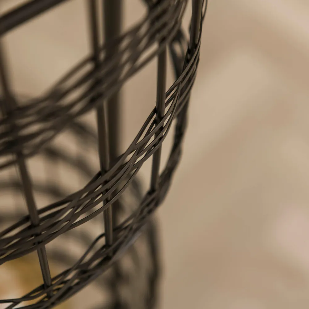 Vloerlamp Metal Blinds | Nikkel Bold Living