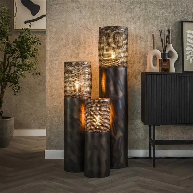 Vloerlamp Santiago | Metaal Grijs Bold Living
