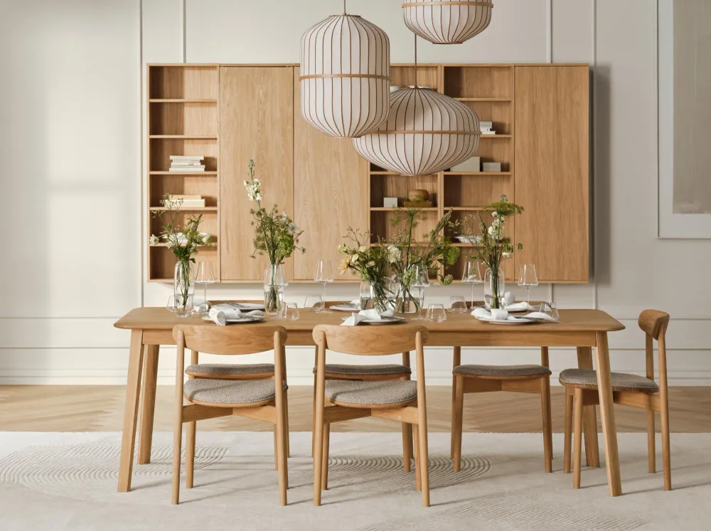 Bolia Lucén hanglamp Octagon Ø62 cm oiled oak