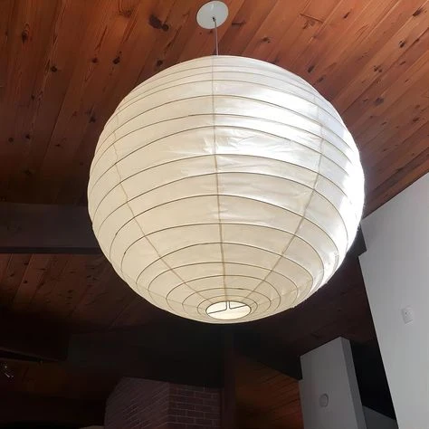 Bolvormige Hanglamp LED met Papieren Ontwerp