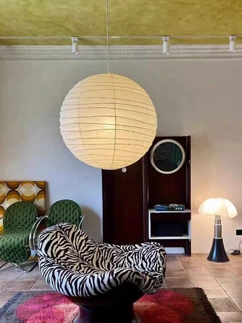 Bolvormige Hanglamp LED met Papieren Ontwerp