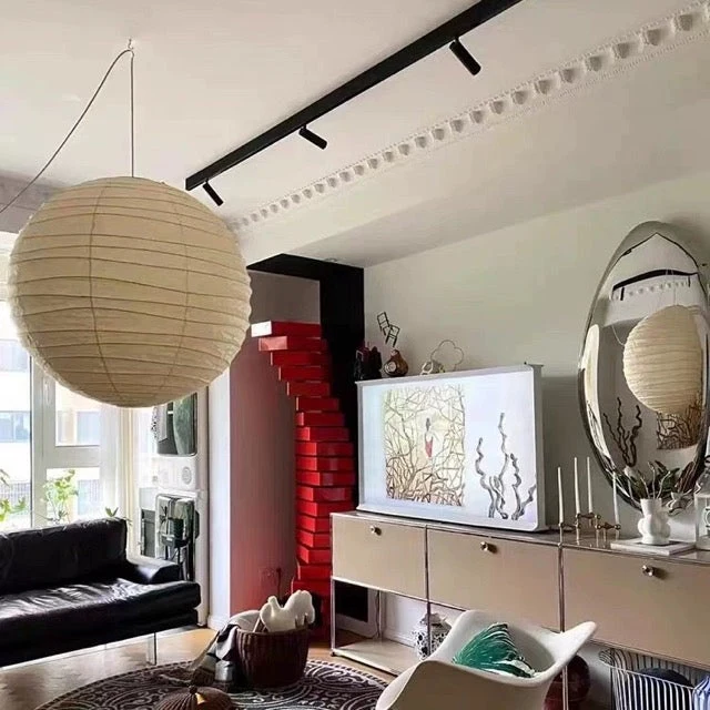 Bolvormige Hanglamp LED met Papieren Ontwerp