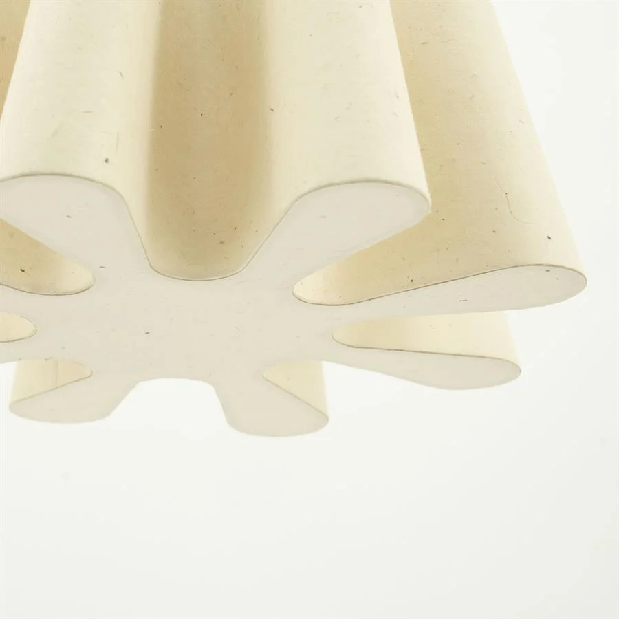 Hanglamp Livera | Naturel Papier & ijzer By-Boo