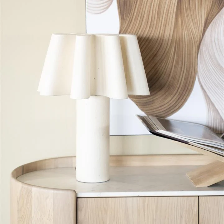 Tafellamp Livera | Naturel Papier & ijzer By-Boo