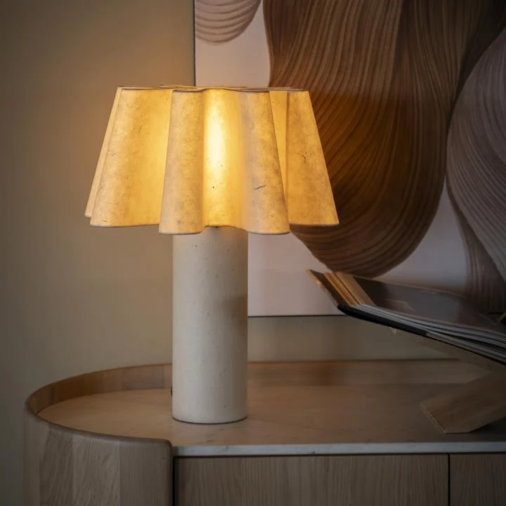 Tafellamp Livera | Naturel Papier & ijzer By-Boo