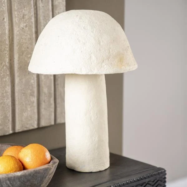 Tafellamp Sana | Wit Papier maché By-Boo