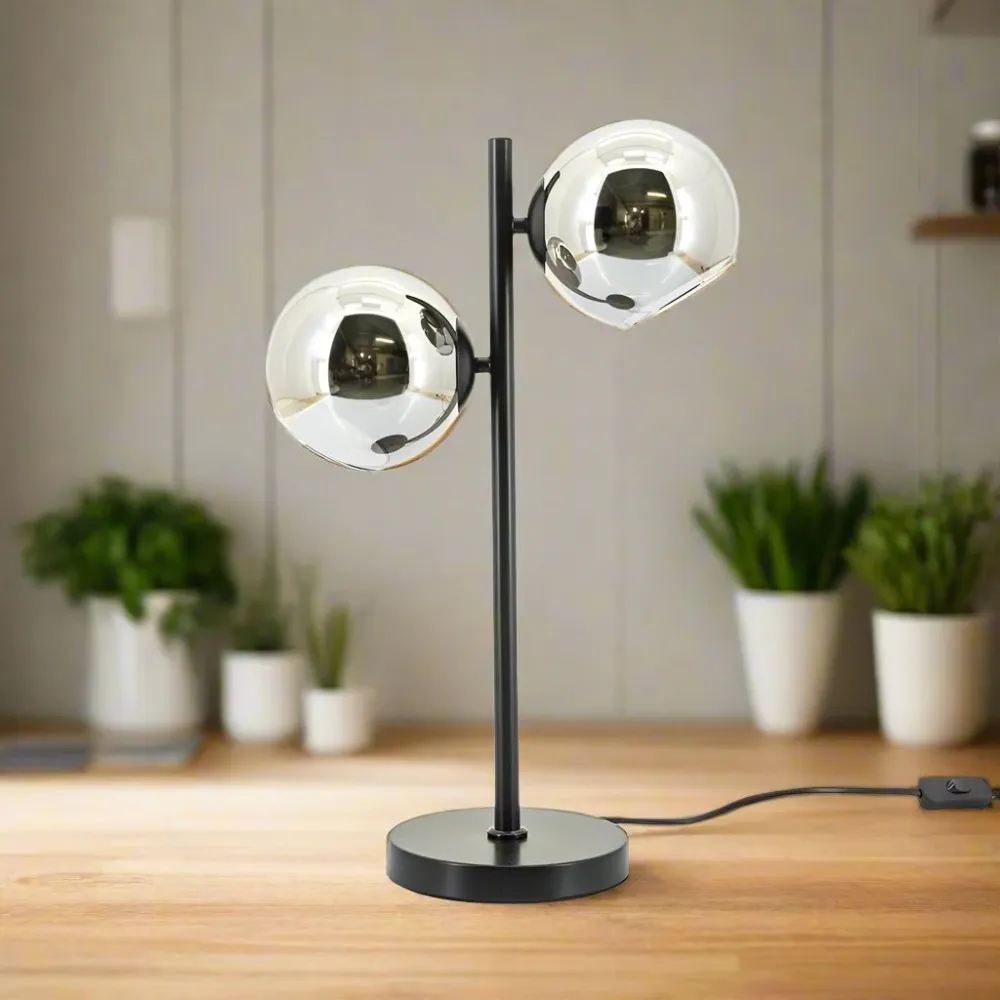 Tafellamp Stellar | Zwart Glas By-Boo
