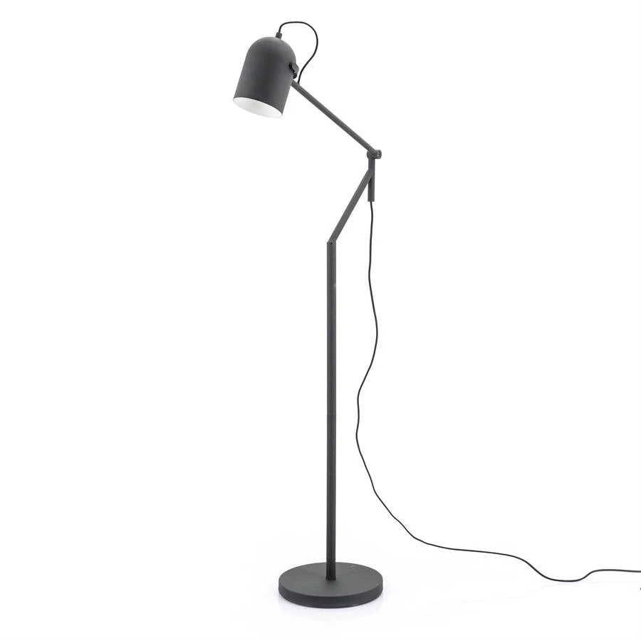 Vloerlamp Jupiter | Zwart Metaal By-Boo