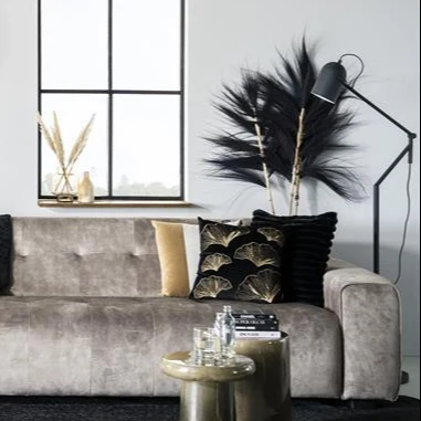 Vloerlamp Jupiter | Zwart Metaal By-Boo