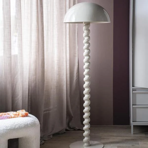 Vloerlamp Luox | Beige Hout By-Boo