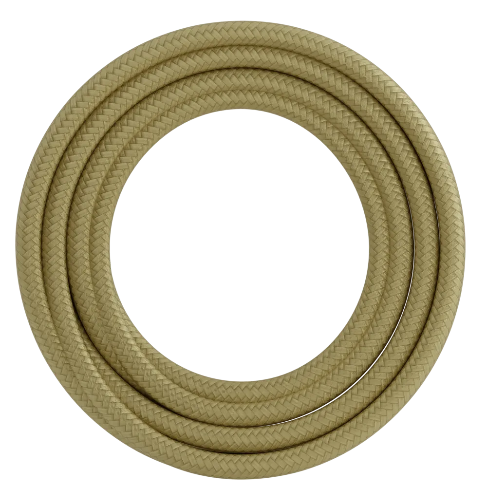 Calex Creations Textiel kabel - Goud - 1.5meter