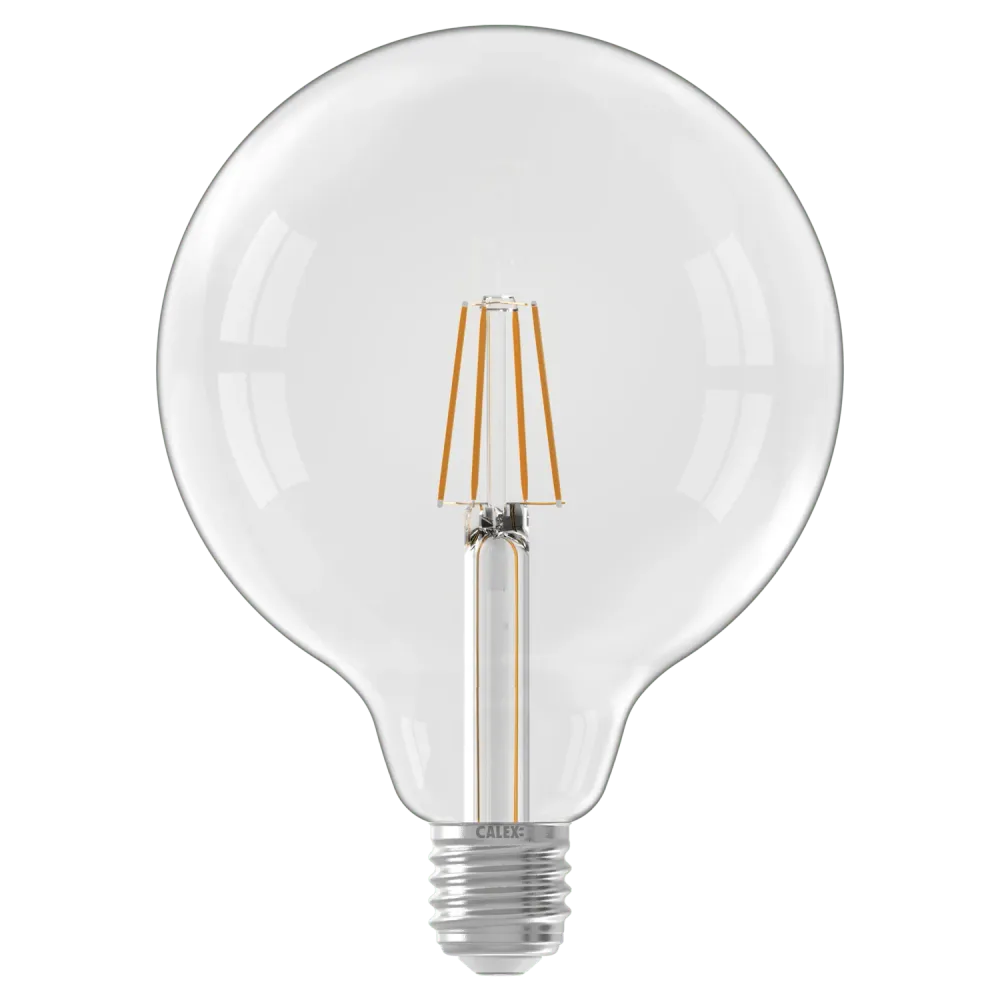 Calex Filament LED Lamp - E27 - G125 - Helder