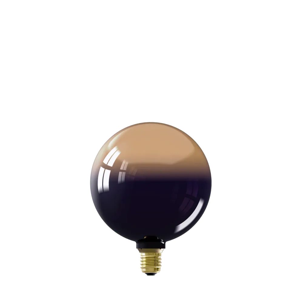 Calex Inception Bulb - E27 - G125 - Gradiënt Zwart/Goud
