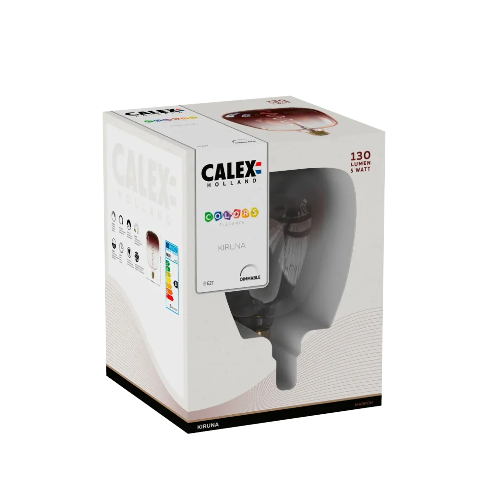 Calex Kiruna LED Lamp - E27 - Bruin