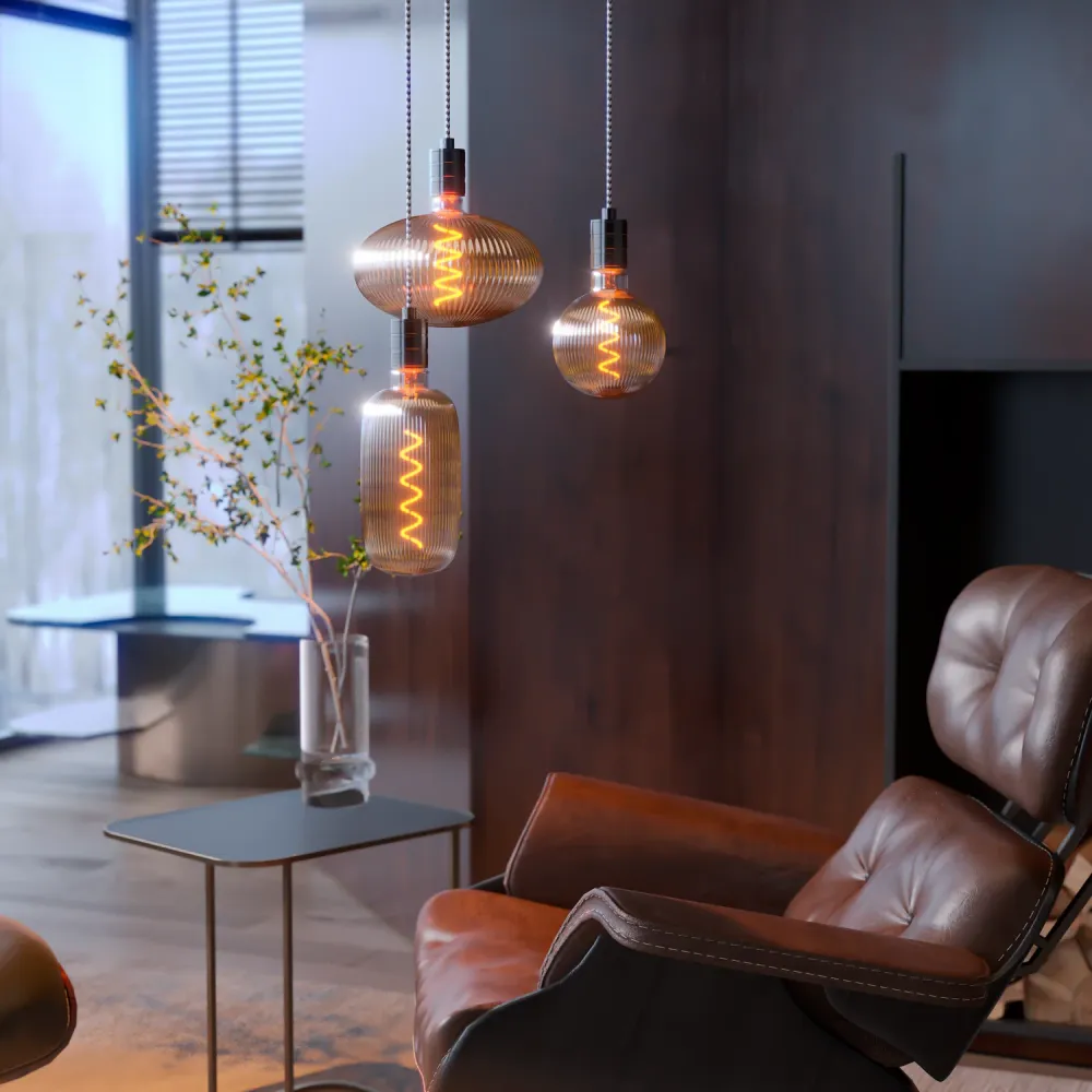 Calex Lille Lamp - E27 - Filament - Smokey