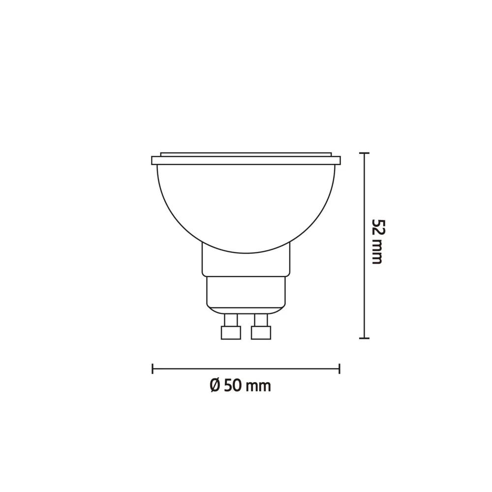 Calex Slimme LED Lamp - 2 Stuks - GU10 - Warm Wit - 4.9W