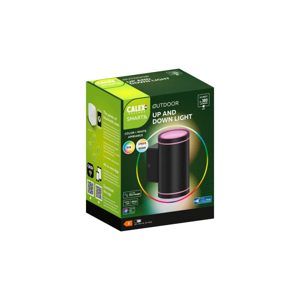 Calex Slimme Outdoor - up and downlight - UK