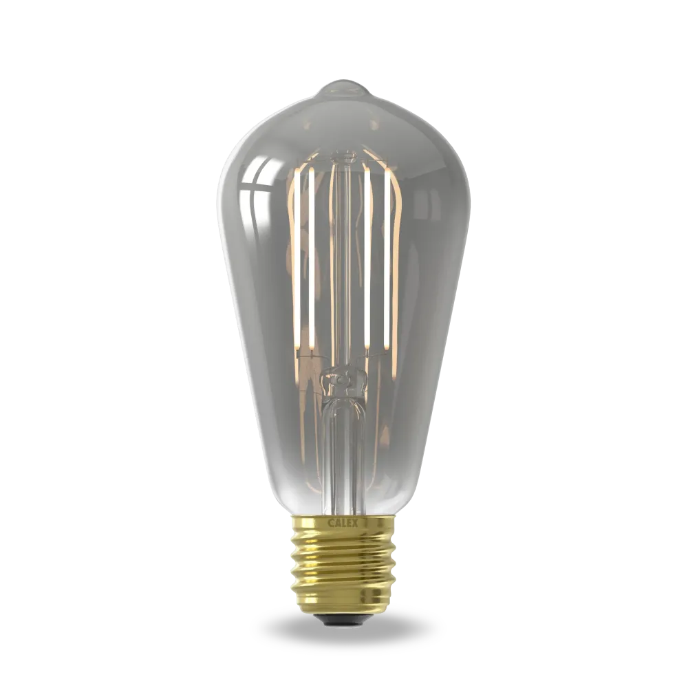 Calex Smart LED Filament Lamp - E27 - ST64 - CCT - Titanium