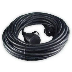 Calex VerlengKabel - Zwart - IP44 - 10m Kabel