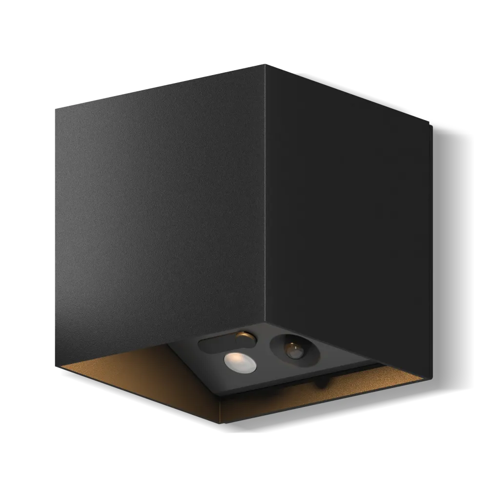 Calex Volterra Oplaadbare Wandlamp - Up & Down - Zwart