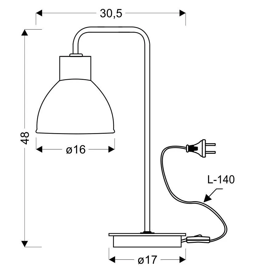 Tafellamp Sare Candellux