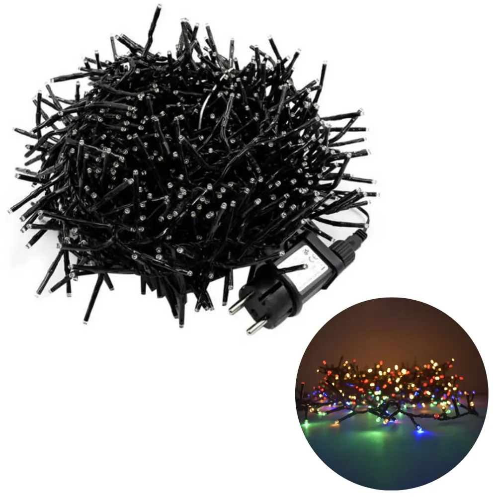 Cheqo® XL Kerstboomverlichting - Clusterverlichting - Kerstlampjes - Led Verlichting - Kerstverlichting - 3000 LED - 22 me...