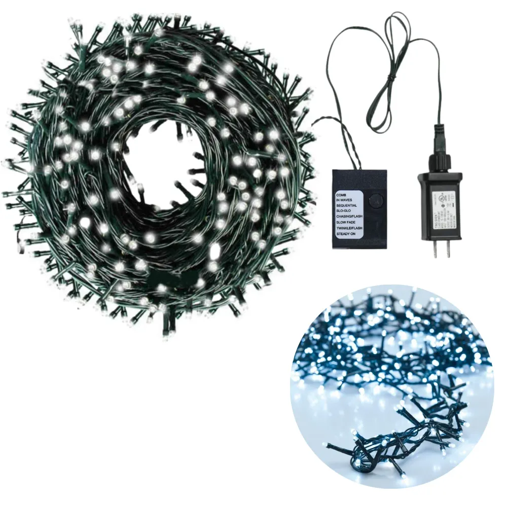 Cheqo® Kerstboomverlichting - Micro Clusterverlichting - Kerstlampjes - Led Verlichting - Kerstverlichting voor Binnen en...