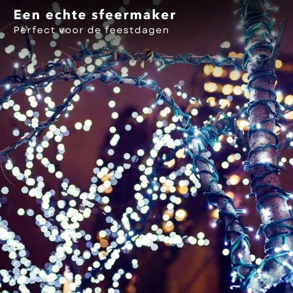 Cheqo® Kerstboomverlichting - Micro Clusterverlichting - Kerstlampjes - Led Verlichting - Kerstverlichting voor Binnen en...