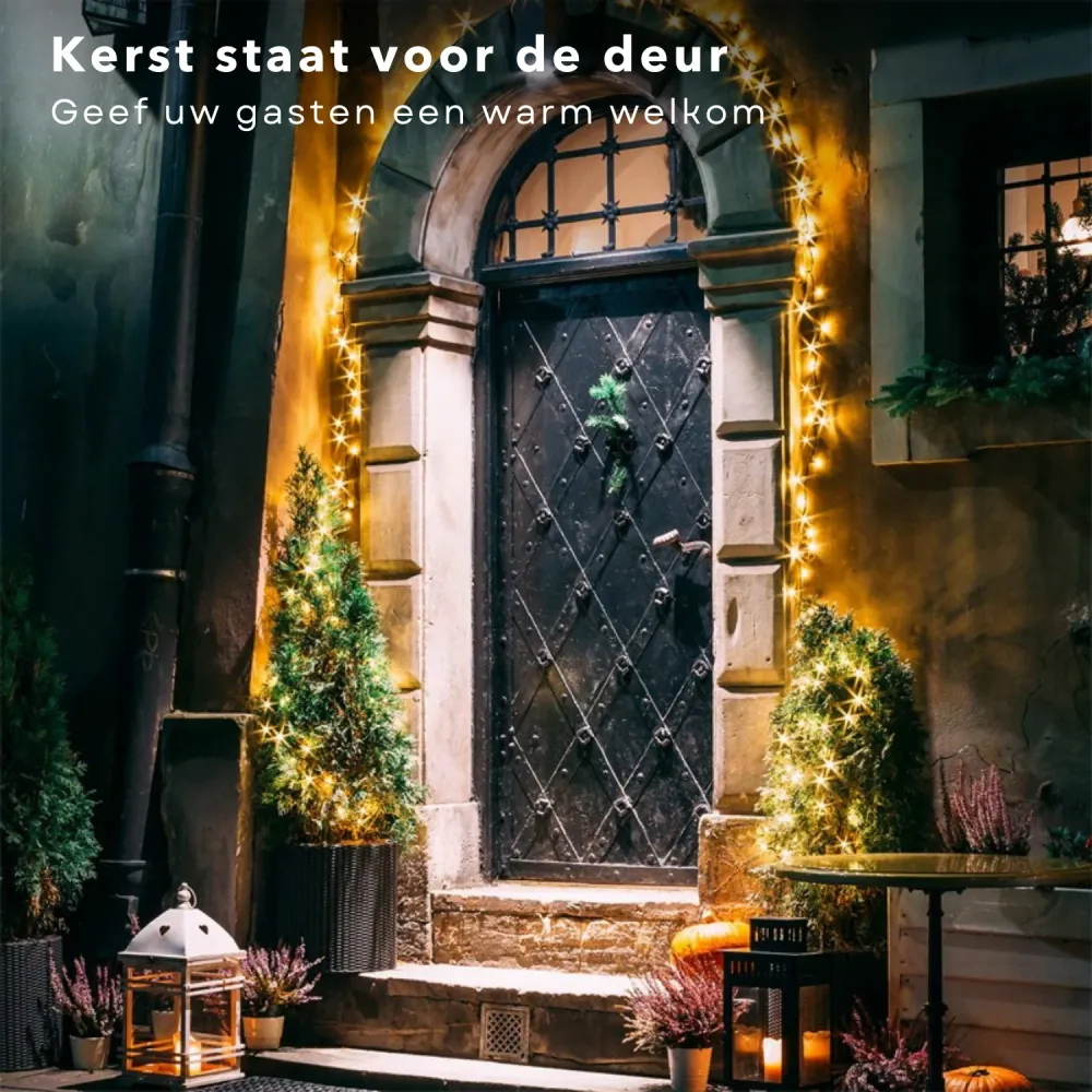 Cheqo® Kerstboomverlichting - Micro Clusterverlichting - Kerstlampjes - Led Verlichting - Kerstverlichting voor Binnen en...