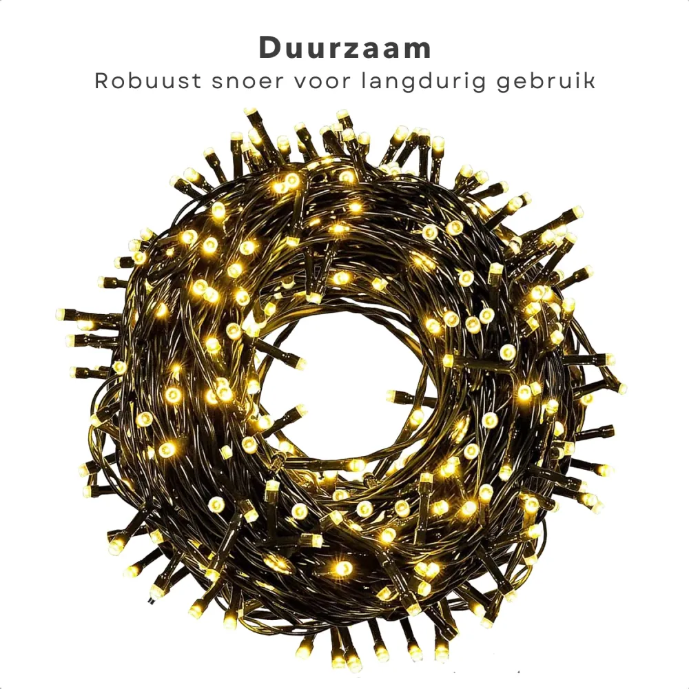 Cheqo® Kerstverlichting - Kerstboomverlichting - Kerstlampjes - Clusterverlichting LED - 192 Lampjes - Timer & Lichtfuncti...