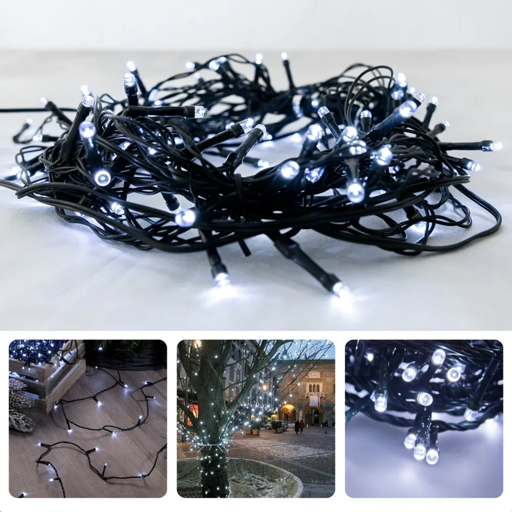 Cheqo® Kerstverlichting - Kerstboomverlichting - Kerstlampjes - Sfeerverlichting - LED Verlichting - Voor Binnen en Buiten...