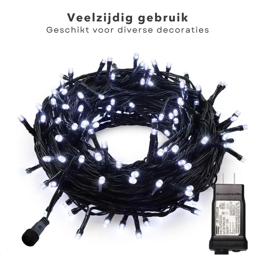 Cheqo® Kerstverlichting - Kerstboomverlichting - Kerstlampjes - Sfeerverlichting - LED Verlichting - Voor Binnen en Buiten...