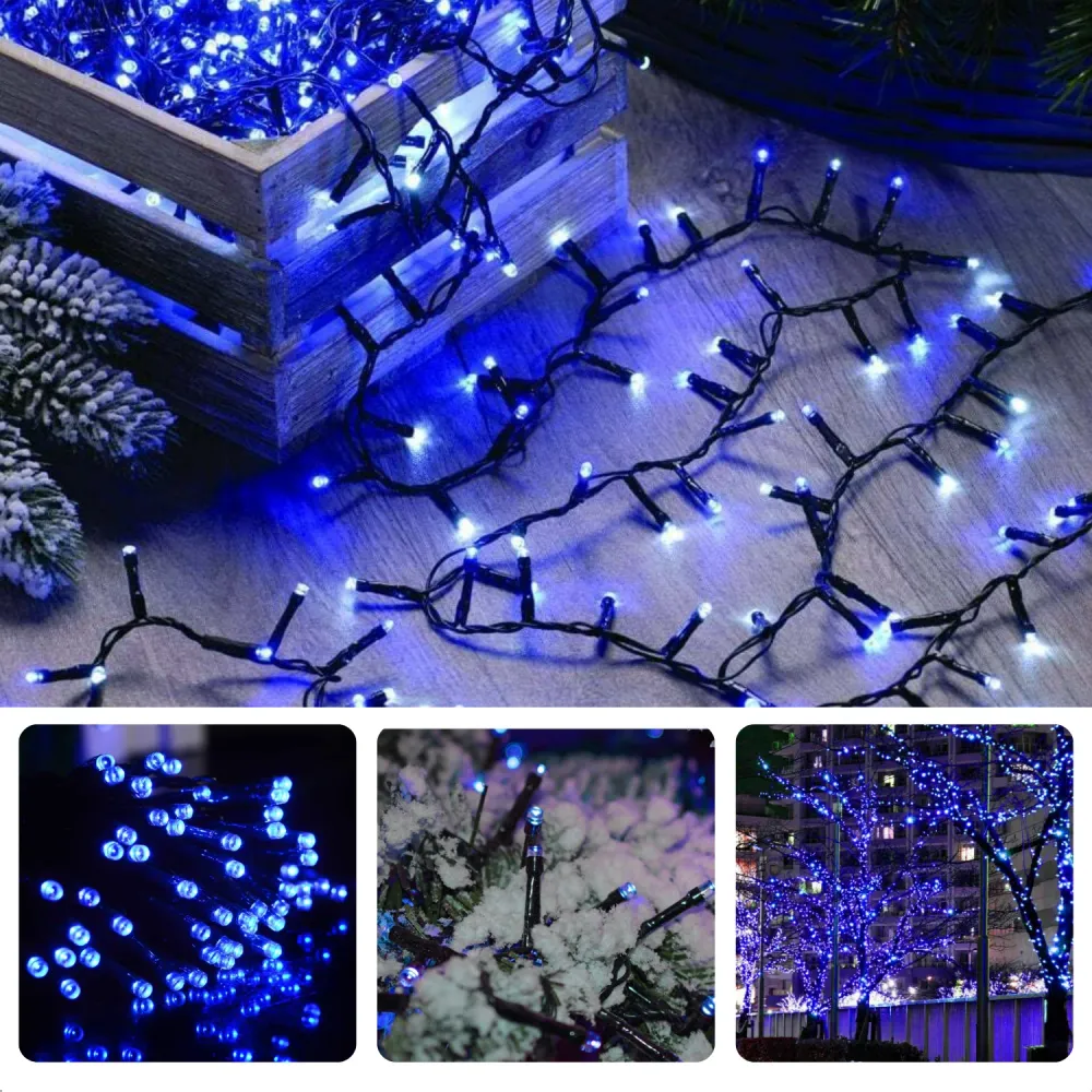 Cheqo® Kerstverlichting - Kerstboomverlichting - Kerstlampjes - Sfeerverlichting - LED Verlichting - Voor Binnen en Buiten...