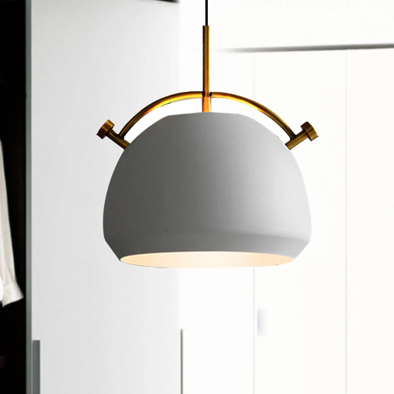 10"/11"/13" breedte retro stijlvolle koepelschaduw hangende plafondlamp 1 lamp metalen hanglamp zwart/wit boven tafel Clea...