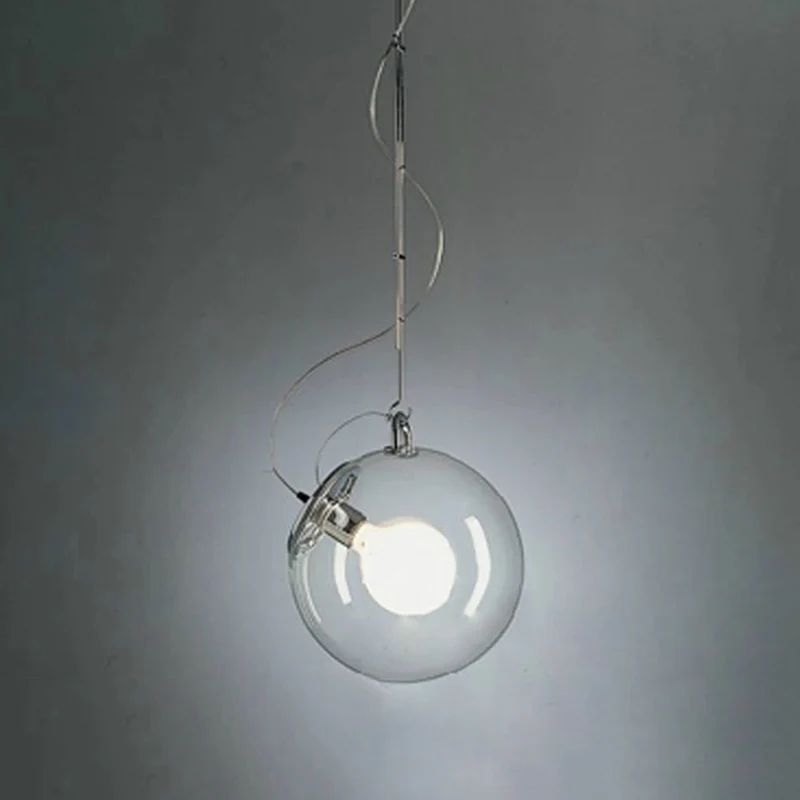 10"/12"W Ball Inbouwlamp Eenvoud Helder Glas 1 Licht Chroom Plafondlamp Clearhalo