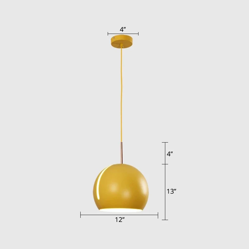 1-kops eetkamer hanglampset Minimalistische hanglamp met spleetbol metalen kap Clearhalo