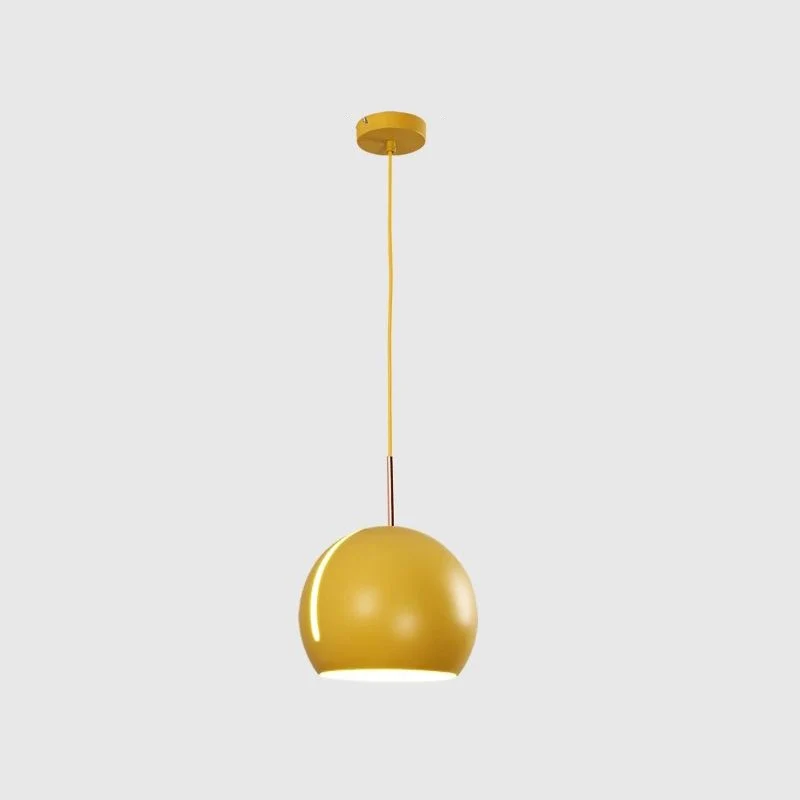 1-kops eetkamer hanglampset Minimalistische hanglamp met spleetbol metalen kap Clearhalo
