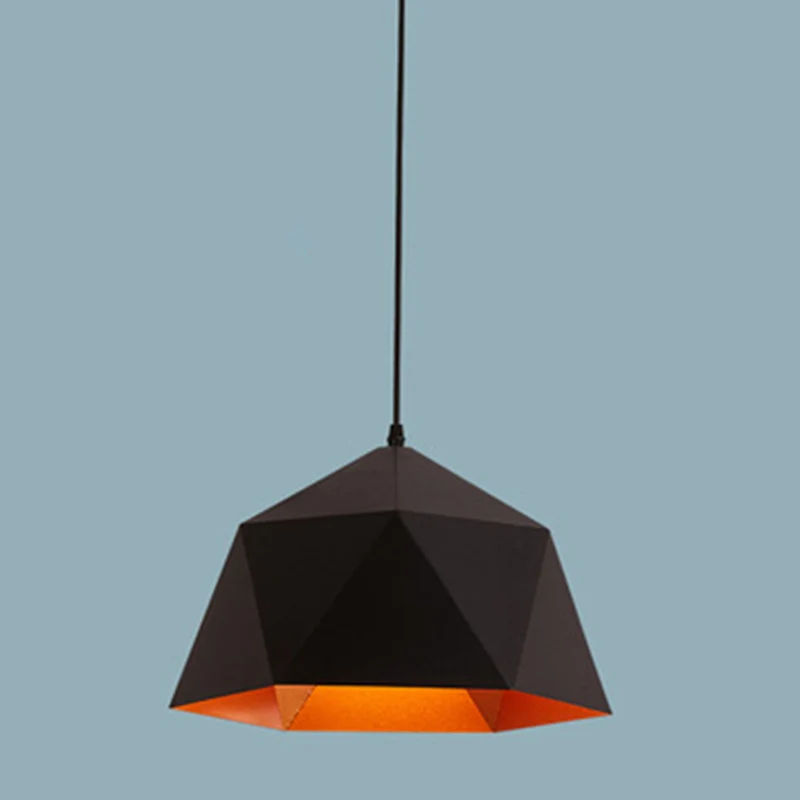 1-lichts diamanten hanglamp Scandinavische Macarons-stijl metalen eetkamer hanglamp Clearhalo