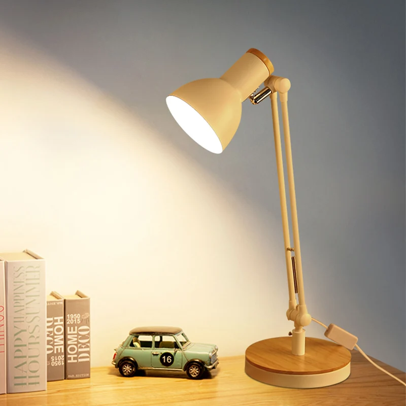 1-lichts metalen bureauverlichting loftstijl, matzwart/wit, koepelvormige schaduw, flexibele bureaulamp voor binnen Clearhalo